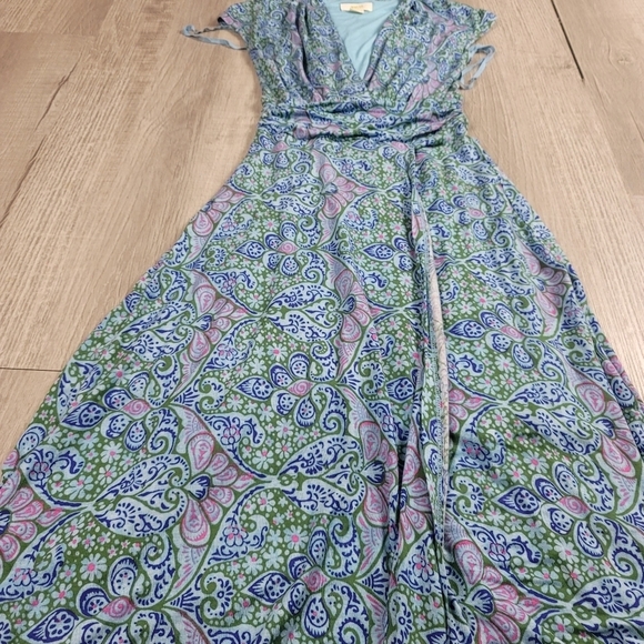 Maeve | Anthropologie Bristol Paisley Blue Maxi Dress - Picture 6 of 13